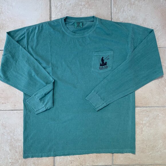 Men's Rhode Island Fish Life Cotton Top NWOT - Picture 2 of 9